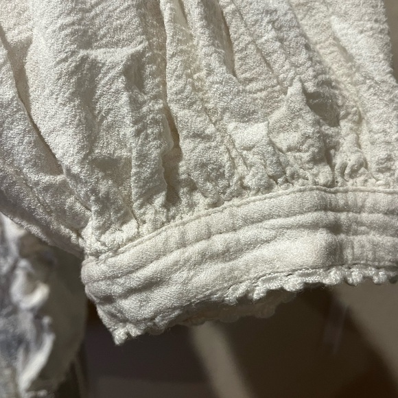 Free People The Amy Top In White Size L - Picture 5 of 16